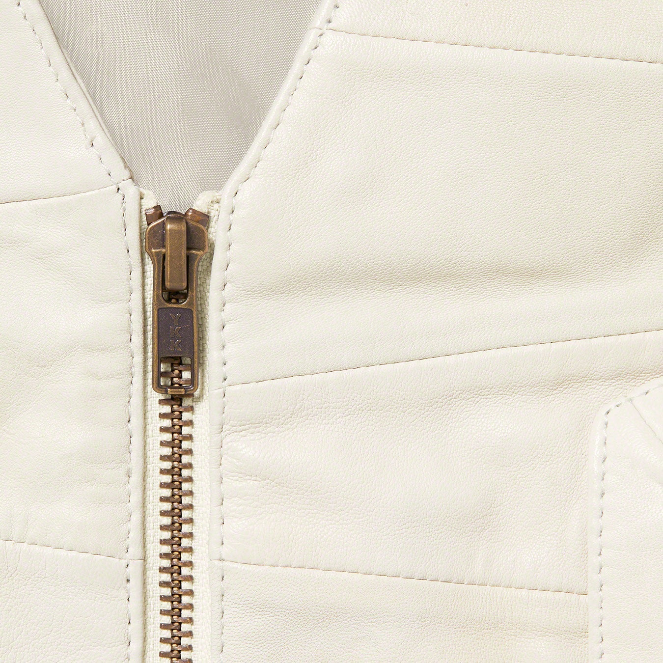 Patchwork Leather Cargo Vest view 7